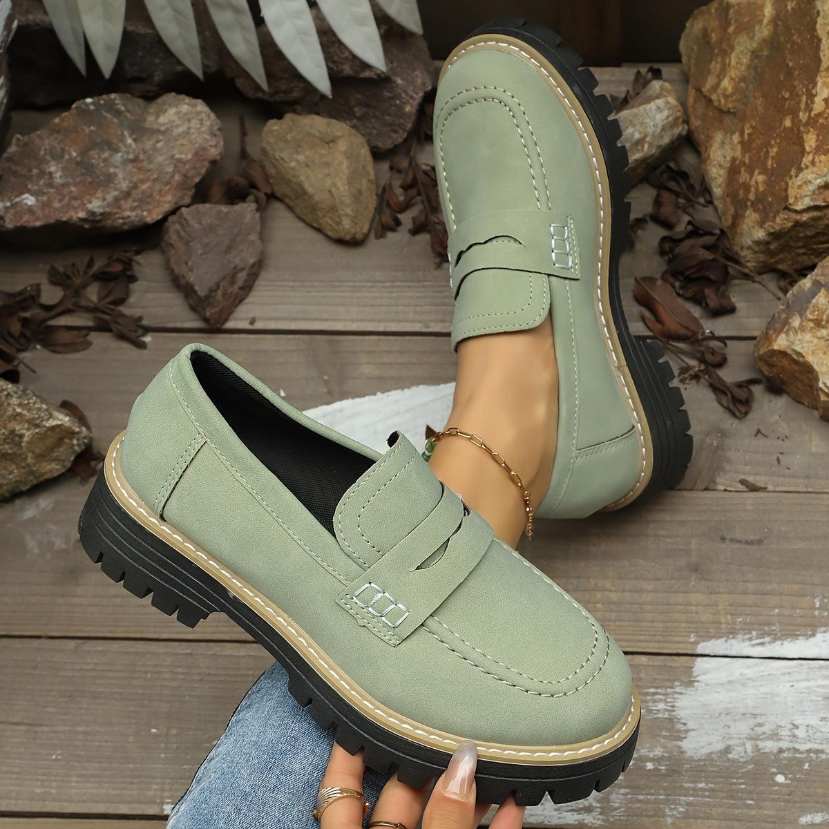 Moteriški stilingi laisvalaikio mokasinai