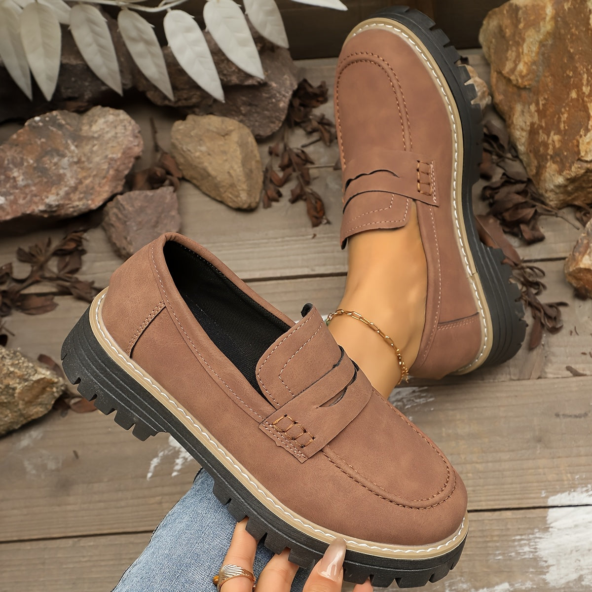 Moteriški stilingi laisvalaikio mokasinai