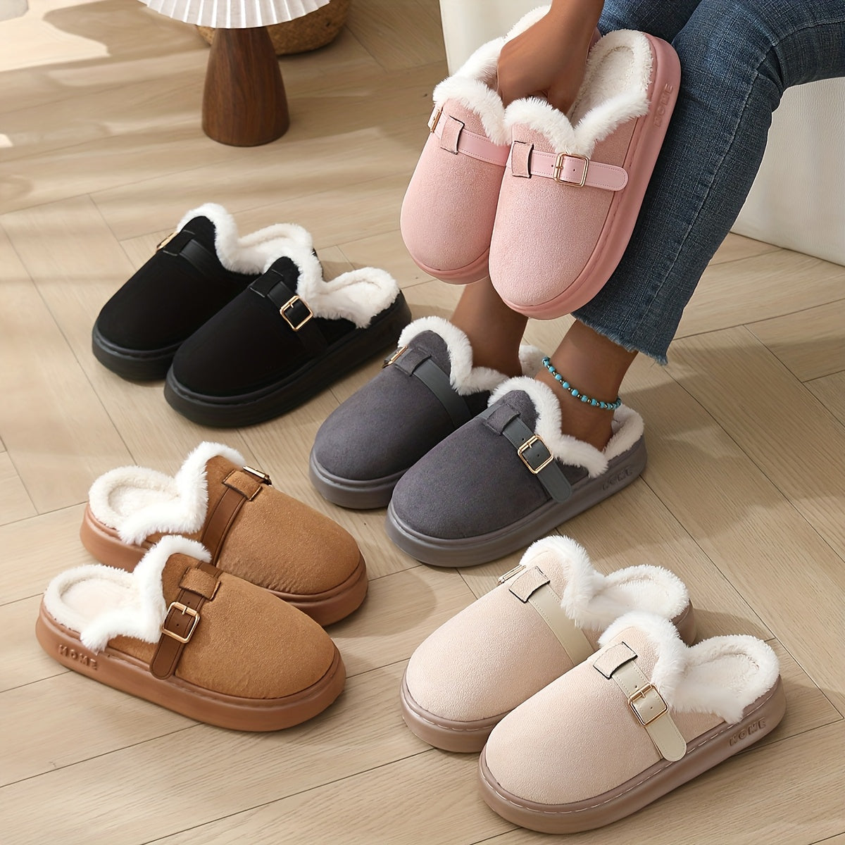 Minkštos ir itin šiltos šlepetės