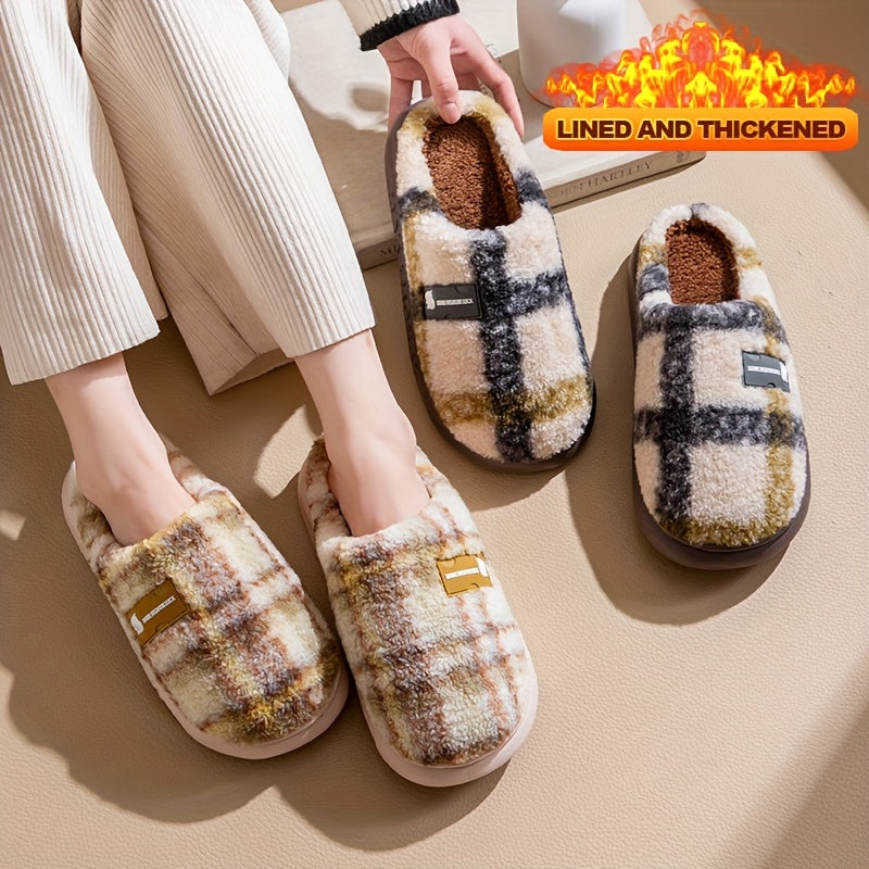 Šiltos vintažinio stiliaus šlepetės