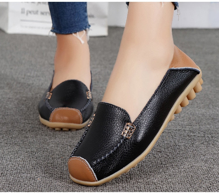 Stilingi odiniai moteriški bateliai