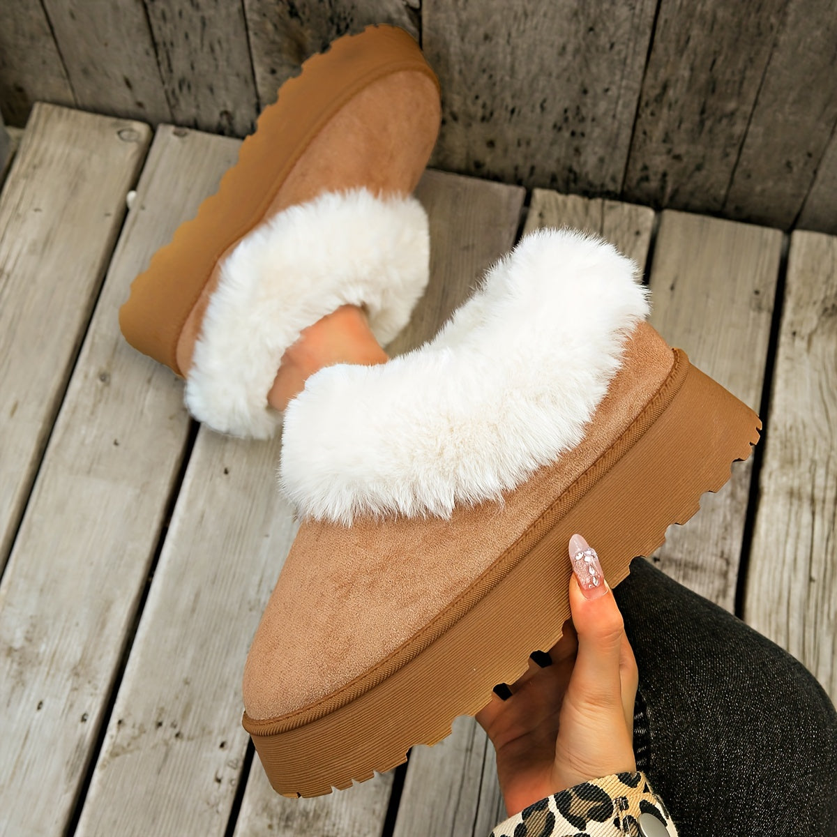 Įsispiriami šilti moteriški žieminiai batai