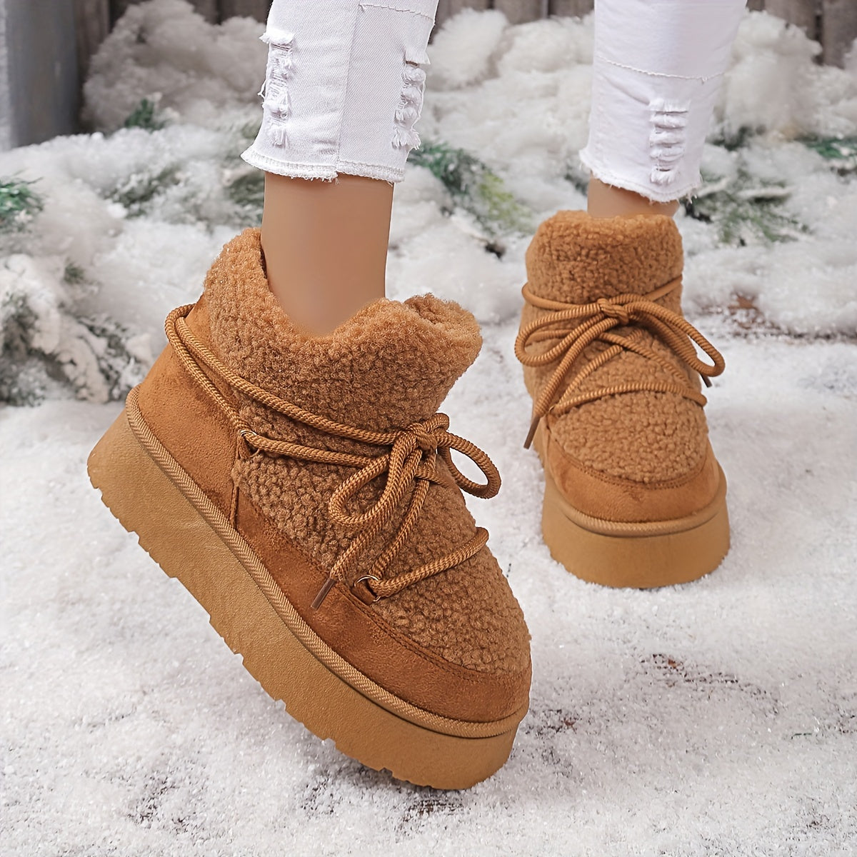 Šilti ir patogūs sniego batai moterims