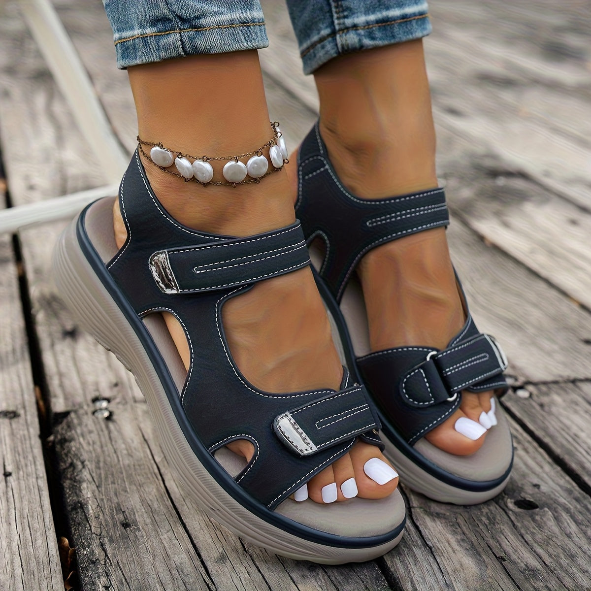 Moteriškos komfortiškos basutės su platforma