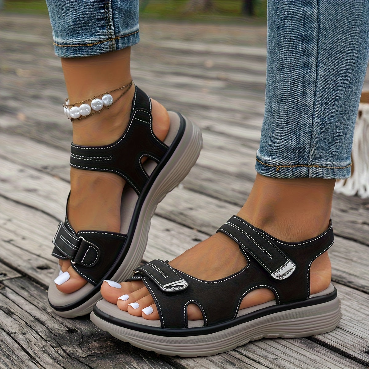 Moteriškos komfortiškos basutės su platforma