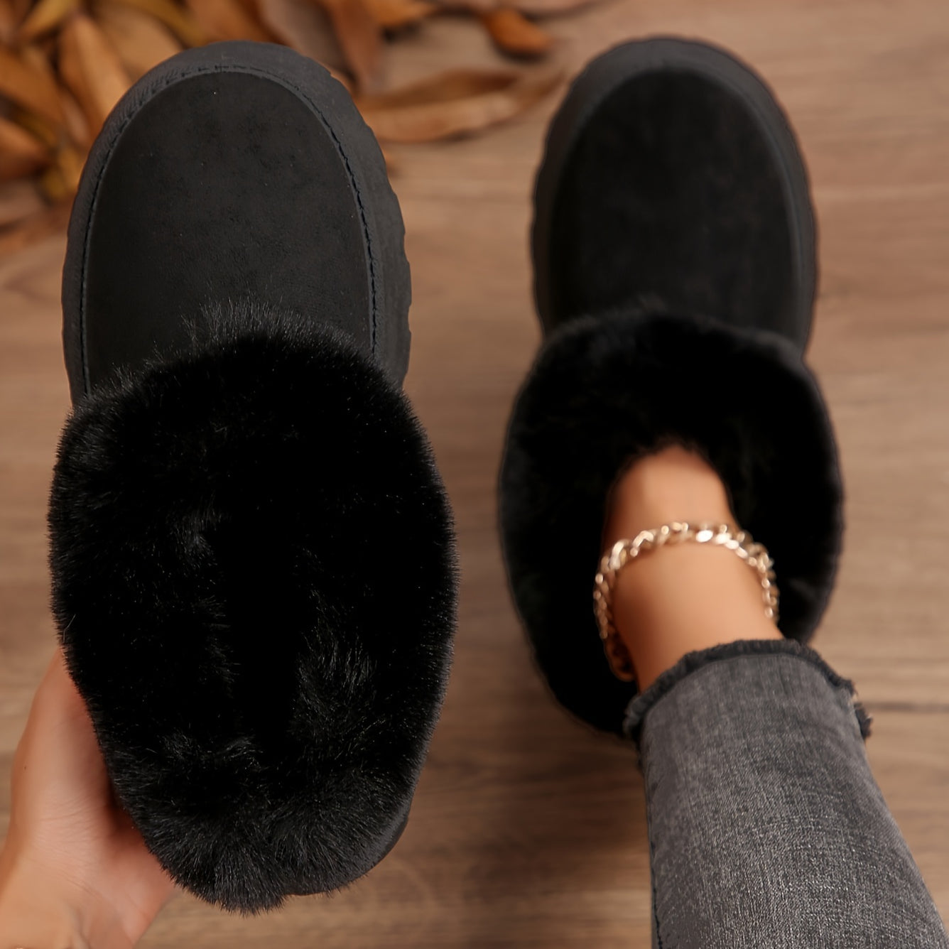 Įsispiriami šilti moteriški žieminiai batai