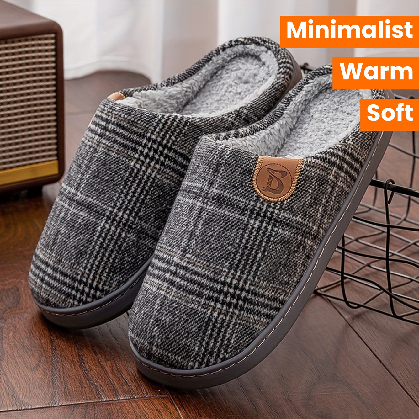 Minkštos ir šiltos namų šlepetės