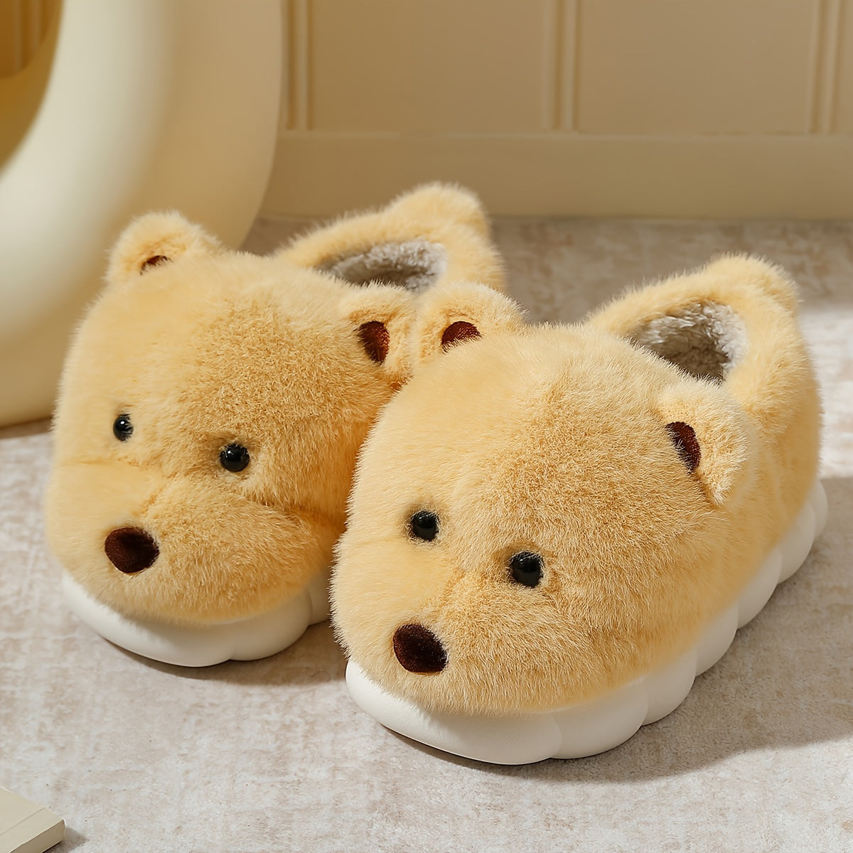 Žaismingos šiltos šlepetės MEŠKIAI