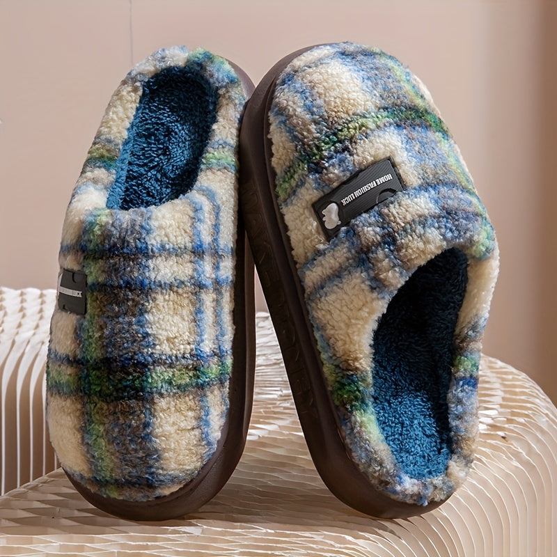 Šiltos vintažinio stiliaus šlepetės