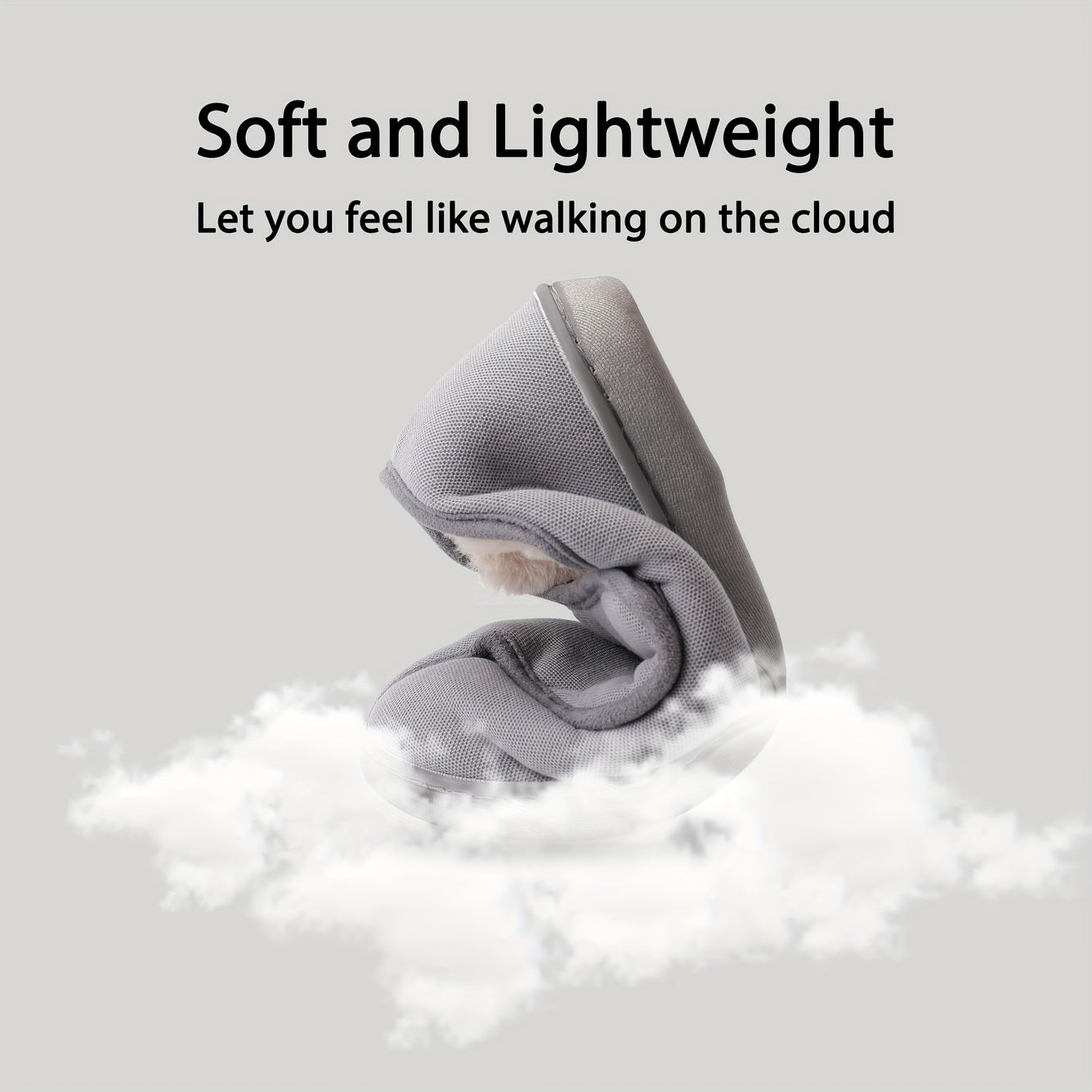 Reguliuojamos pločio šiltos žieminės šlepetės su komfortišku padu