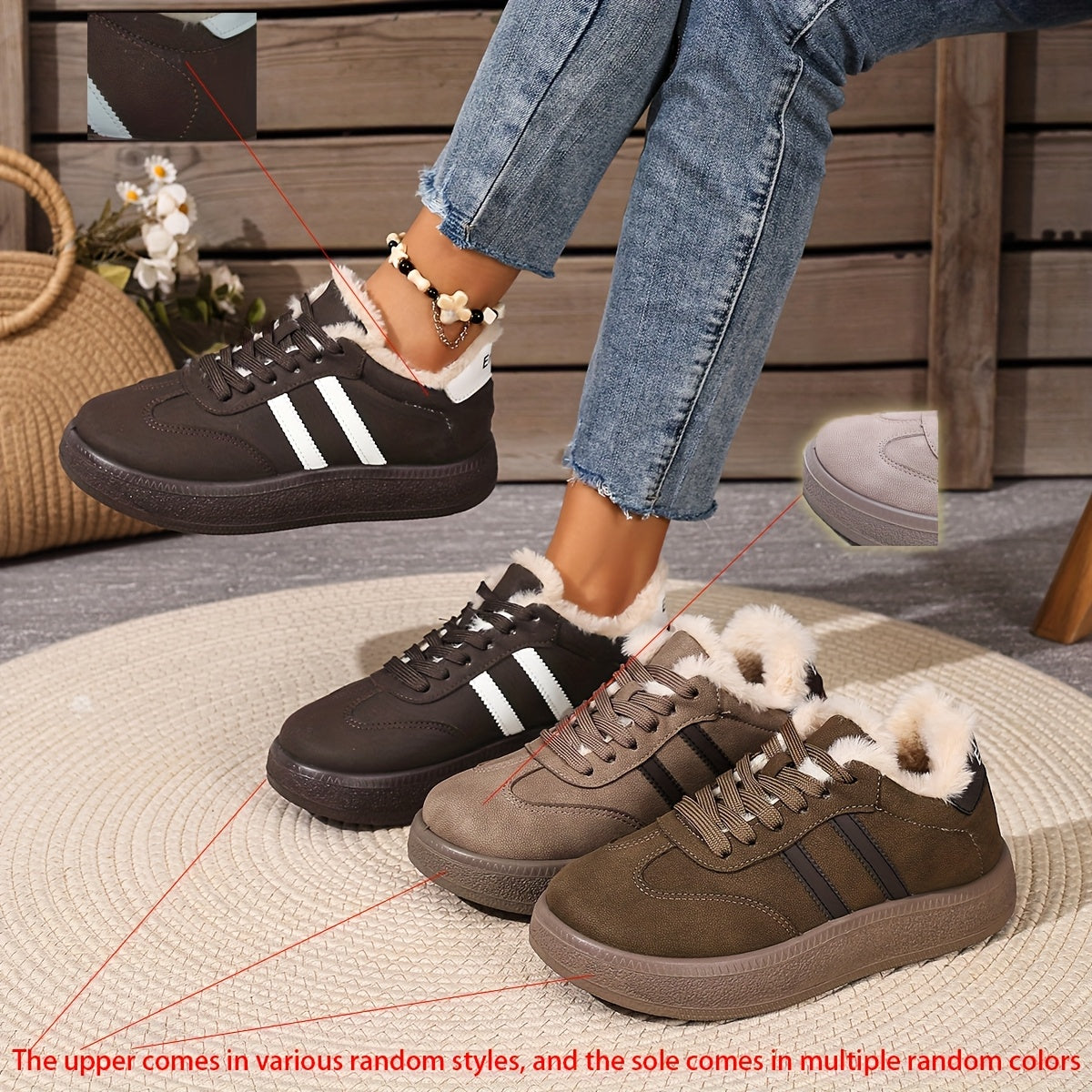 Moteriški pašiltinti sportinio stiliaus batai