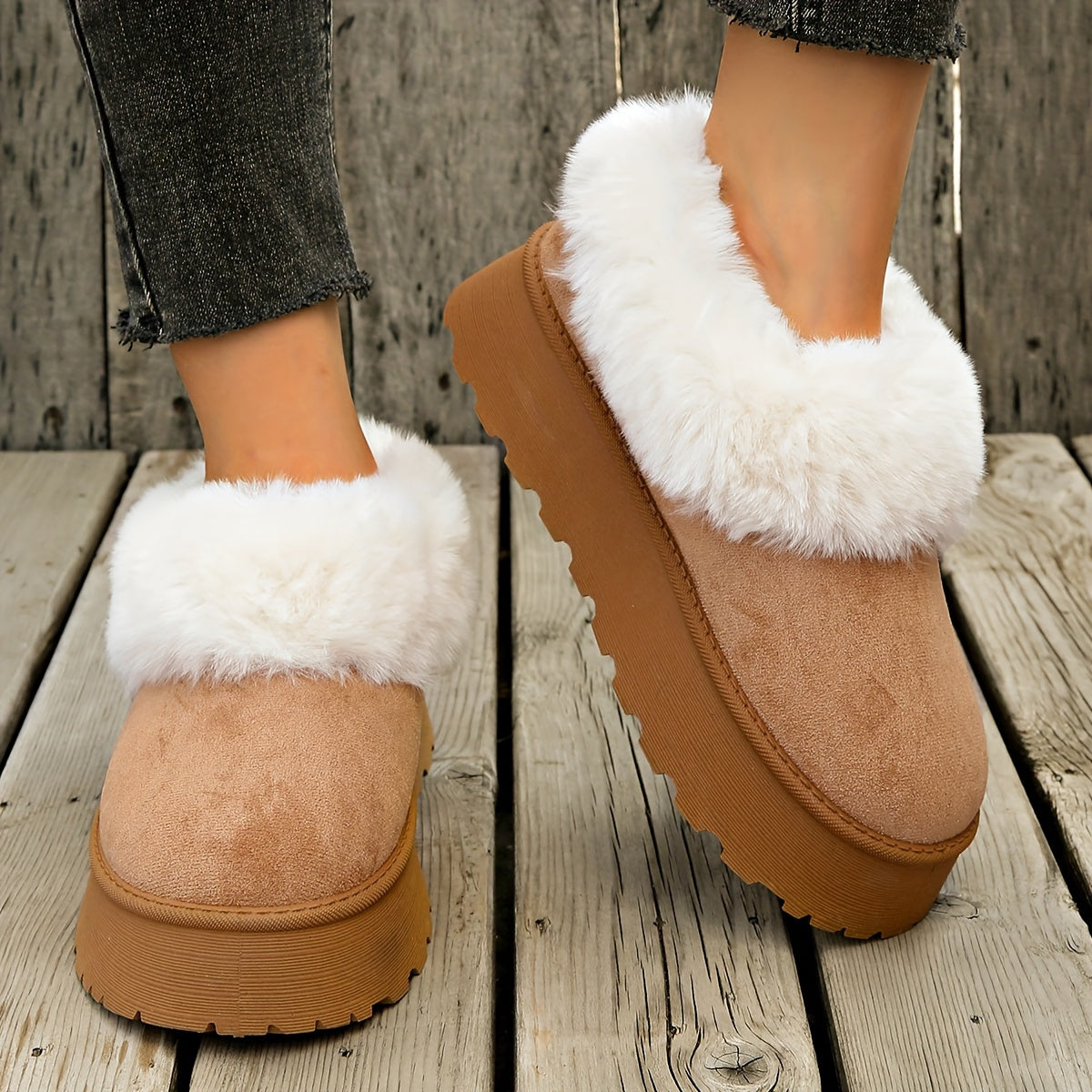 Įsispiriami šilti moteriški žieminiai batai