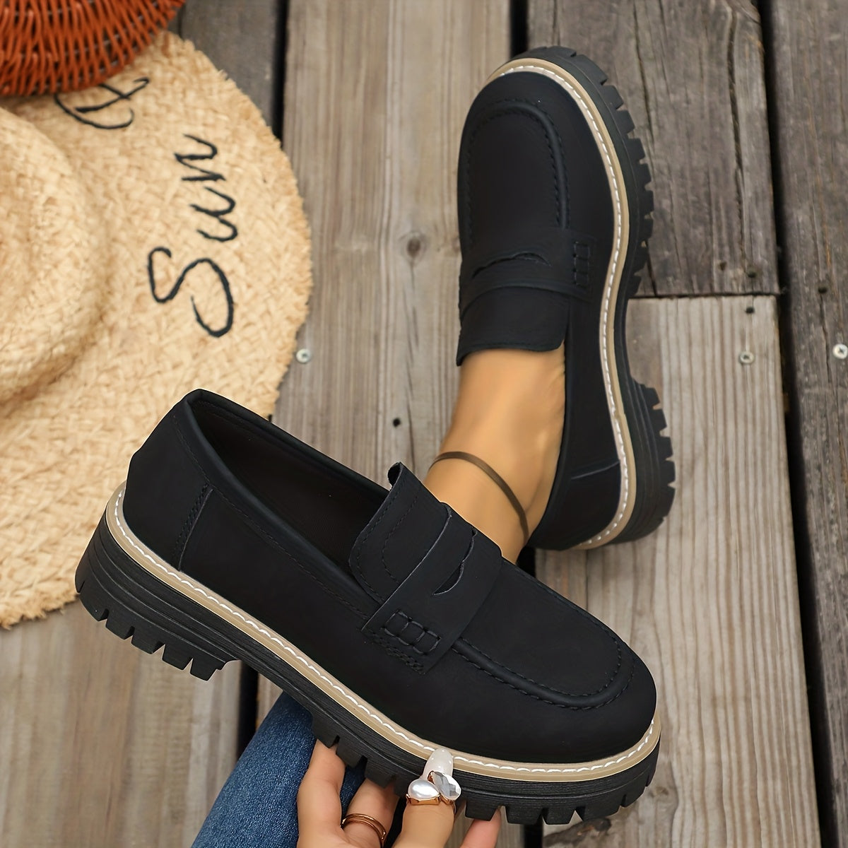 Moteriški stilingi laisvalaikio mokasinai