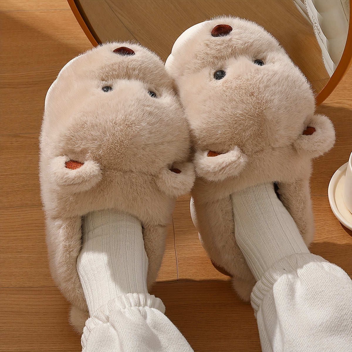 Žaismingos šiltos šlepetės MEŠKIAI